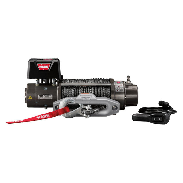WARN M8-S 8000lb Electric Recovery Winch 12V - Spydura Synthetic Rope