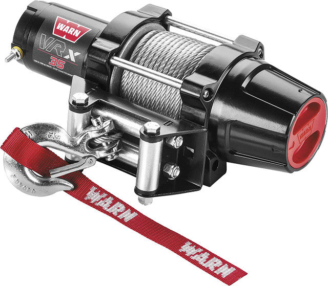 WARN VRX 35 3,500lbs 12V ATV UTV Powersports Winch - Steel Rope