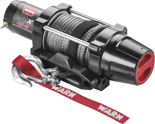WARN VRX 45-S ATV UTV Powersports Electric Winch 4500lbs 12V - Synthetic Rope