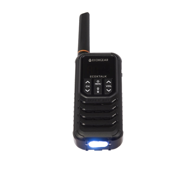 EcoXgear ECOXTALK EXG200 2-Watt IP67 Handheld UHF Radio Twin Pack