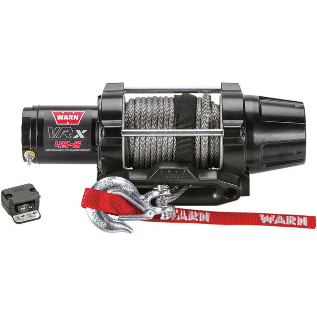 WARN VRX 45-S ATV UTV Powersports Electric Winch 4500lbs 12V - Synthetic Rope