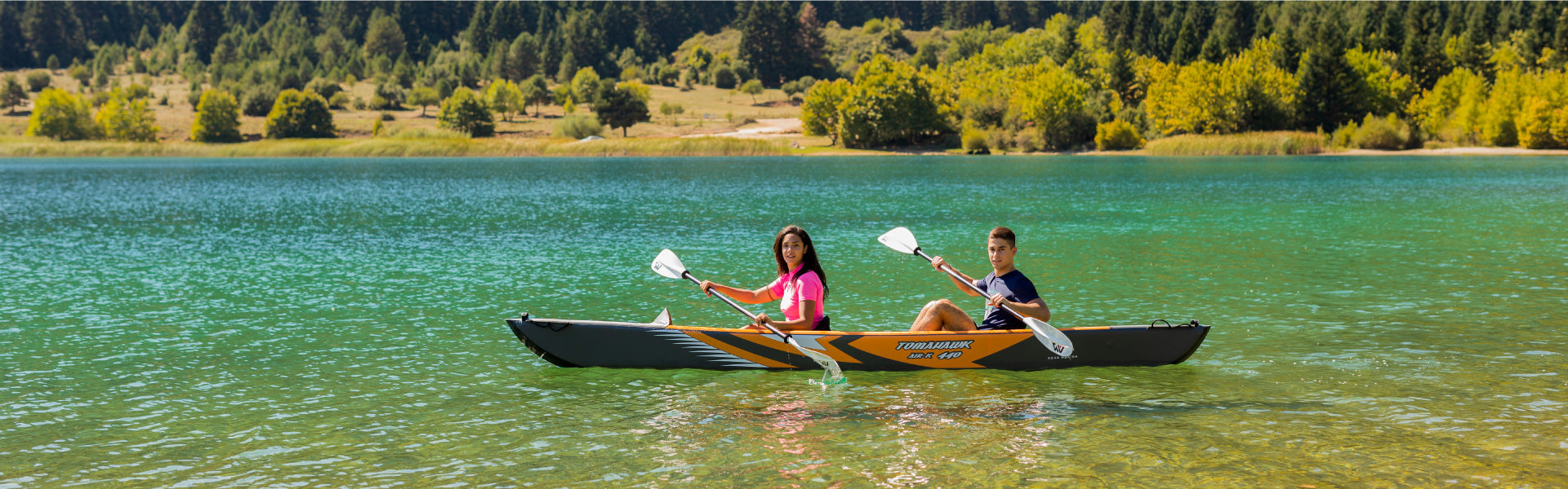Aqua Marina Tomahawk Air-K 440 2 Person Inflatable Drop-Stitch Kayak