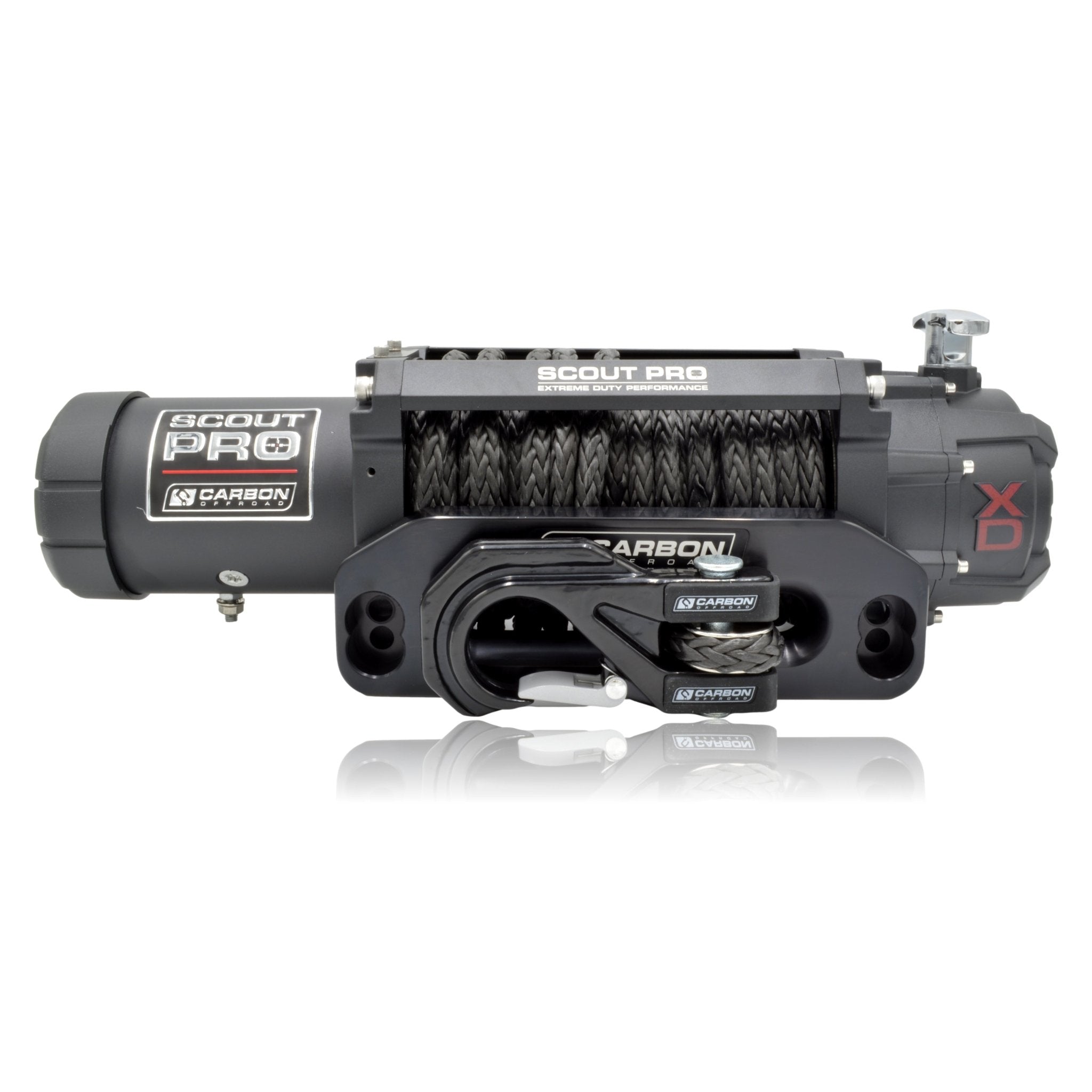 Carbon Scout Pro 15000lb Extreme Duty Electric Winch V3 IP68 - Carbon Offroad
