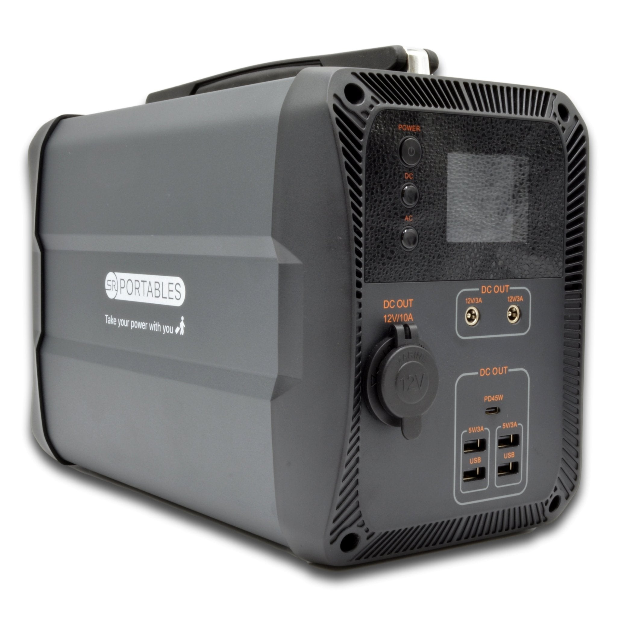 SR Portables Cleo 400wh 33ah Portable Lithium Solar Generator Plus 200w Solar Panel - Carbon Offroad