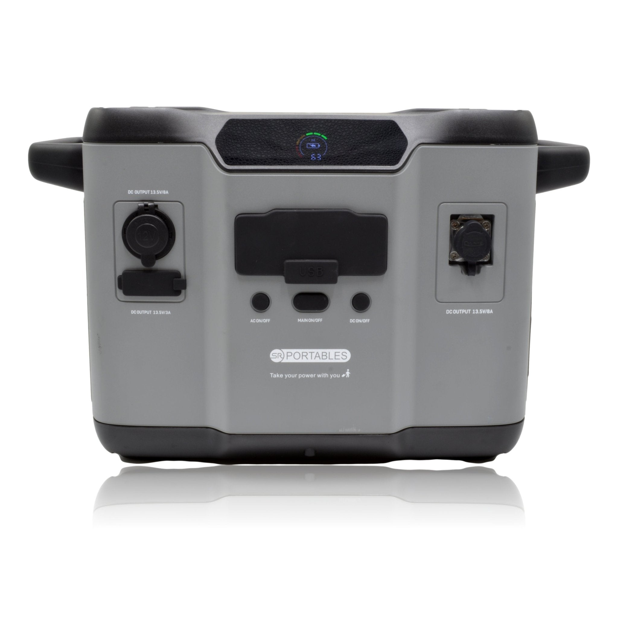 SR Portables Minotaur 1395wh 116ah Portable Lithium Solar Generator - Carbon Offroad