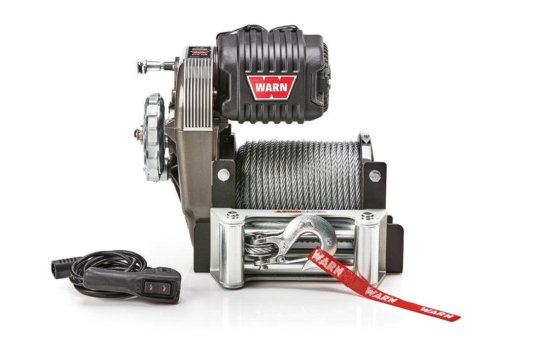 WARN M8274 12V 10,000lbs High Mount Winch - Steel Rope