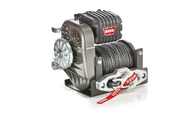 WARN M8274-S 12V 10,000lbs High Mount Winch - Spydura Synthetic Rope