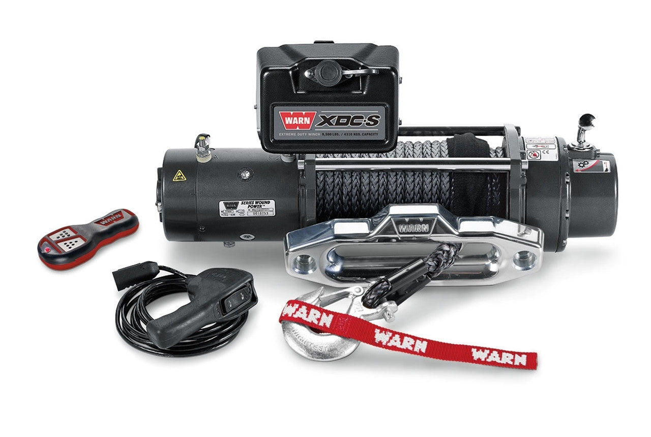 WARN XDC-S 9500lbs Recovery Electric Winch 12V - Synthetic Rope