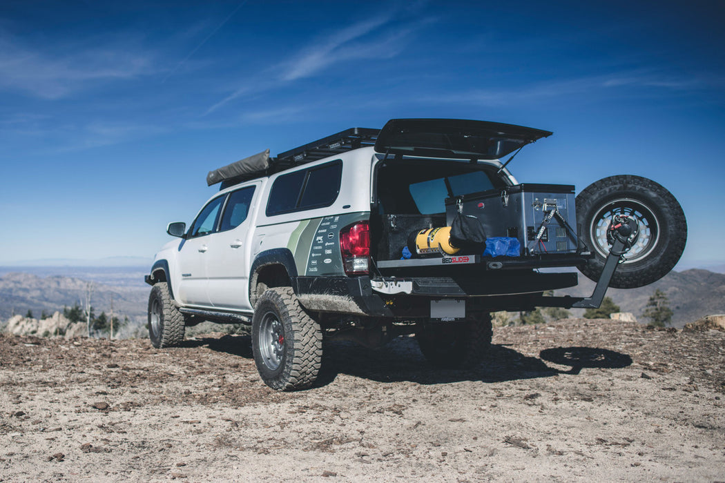 Bedslide 2000 PRO HD Heavy Duty 78" X 48" | Ute Bed Slide Cargo Organizer | Black Edition