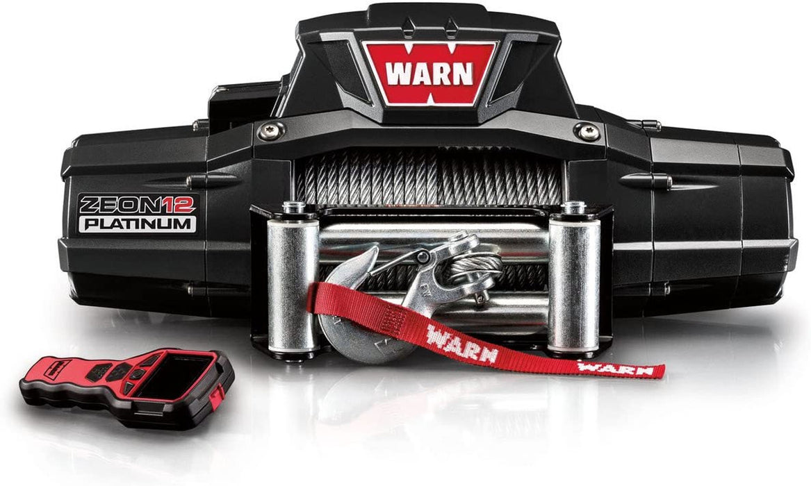 WARN ZEON Platinum 12 Electric Winch 12000lbs - Steel Rope