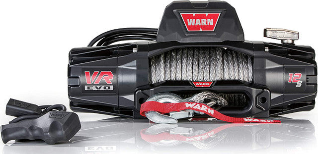 WARN VR EVO 12-S 12,000lbs 12V Winch - Synthetic Rope