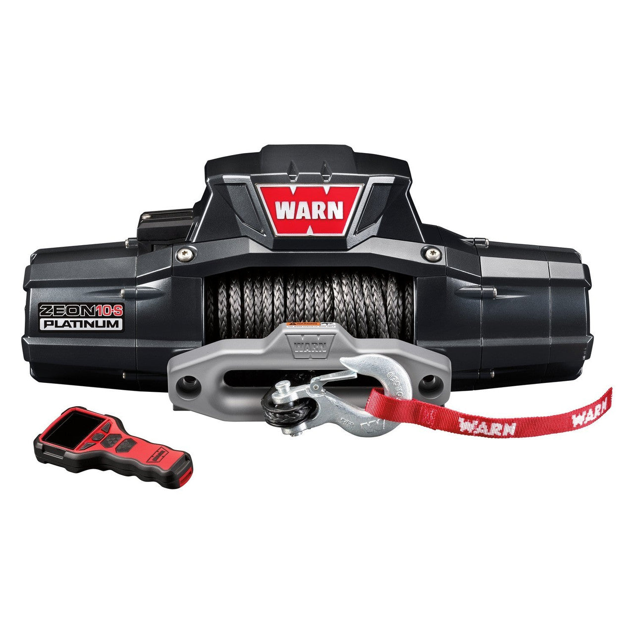 WARN ZEON 10-S Platinum 10000lbs Electric Winch 12V - Synthetic Rope - Wireless Remote
