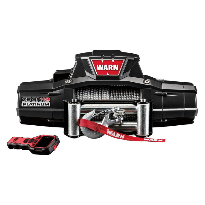 WARN ZEON Platinum 12 Electric Winch 12000lbs - Steel Rope
