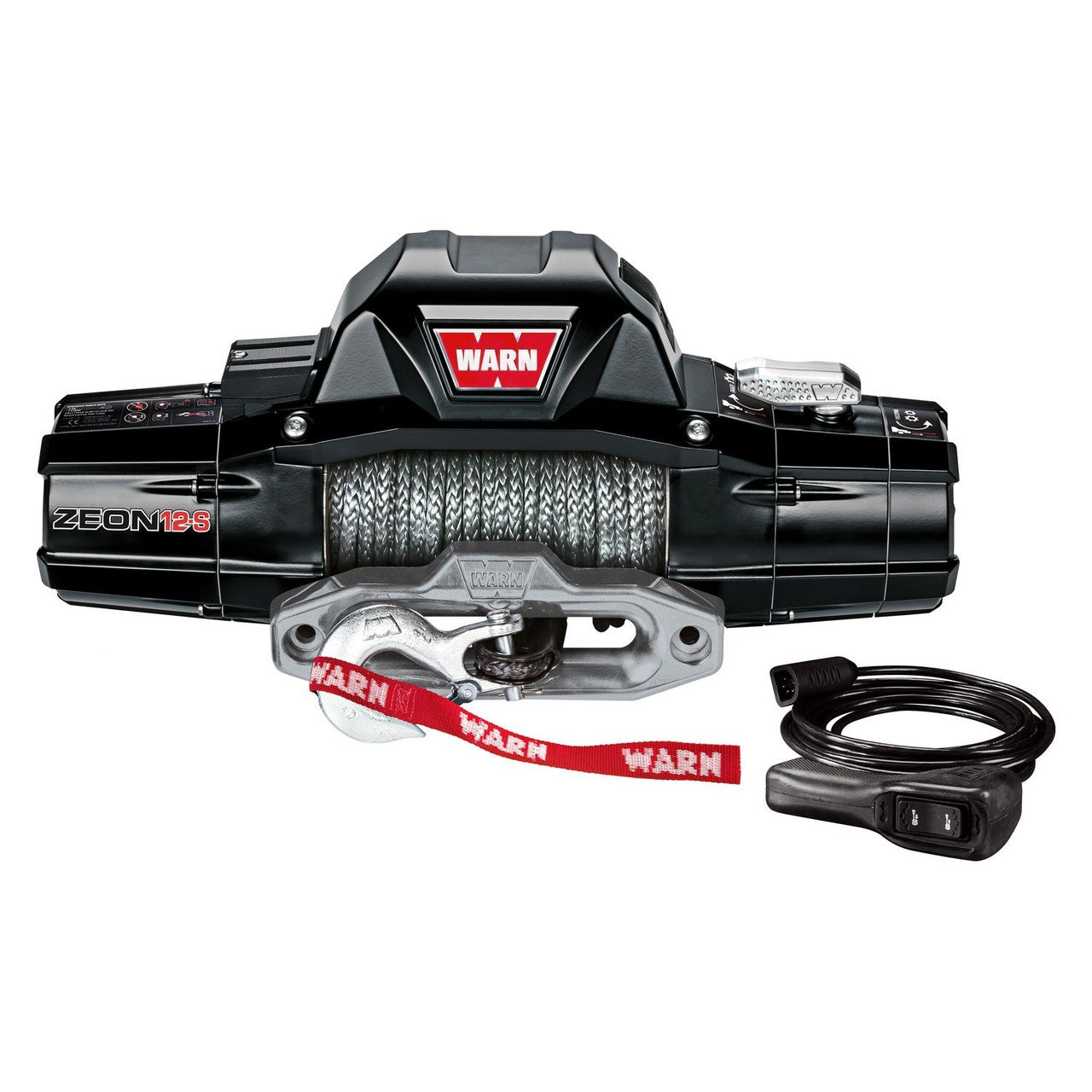 WARN ZEON 12-S 12,000lbs 12V Winch - Synthetic Rope