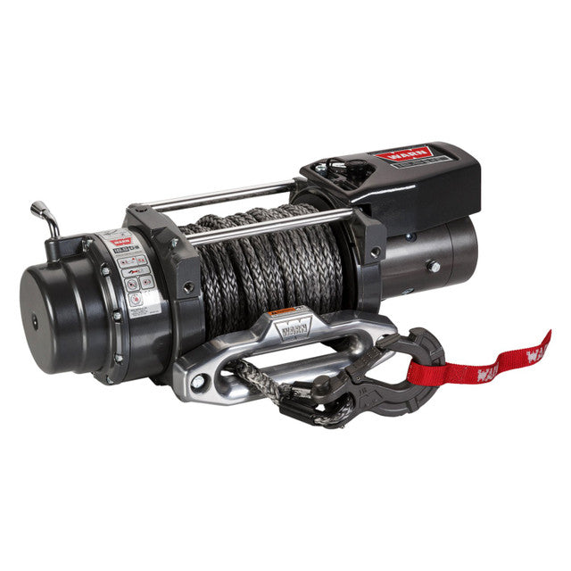 WARN 16.5TI-S 12V 16,500lb Heavyweight Thermometric Winch - Synthetic Rope