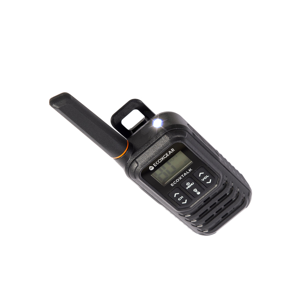 EcoXgear ECOXTALK EXG100 1-Watt IP54 Handheld UHF Radio Twin Pack