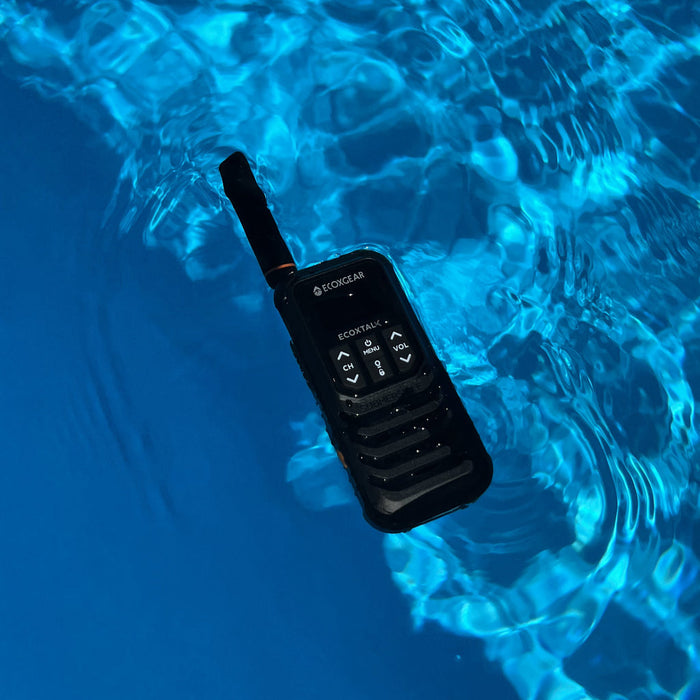 EcoXgear ECOXTALK EXG200 2-Watt IP67 Handheld UHF Radio Twin Pack