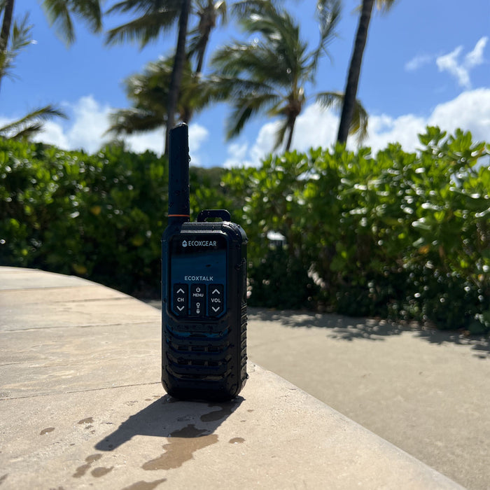 EcoXgear ECOXTALK EXG200 2-Watt IP67 Handheld UHF Radio Twin Pack