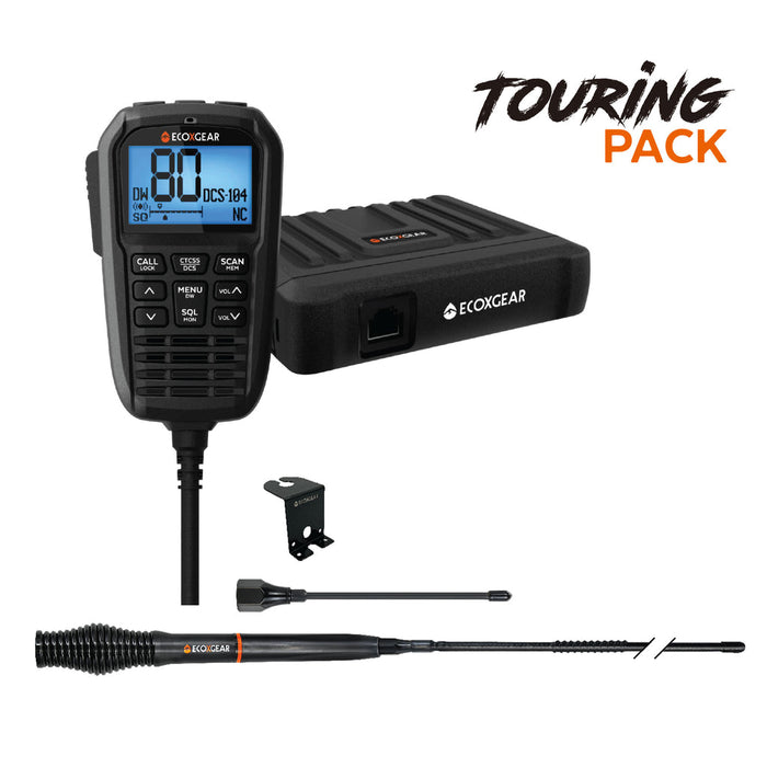 EcoXgear EXG3000 5-Watt Compact Fixed Mount UHF Radio Touring Pack