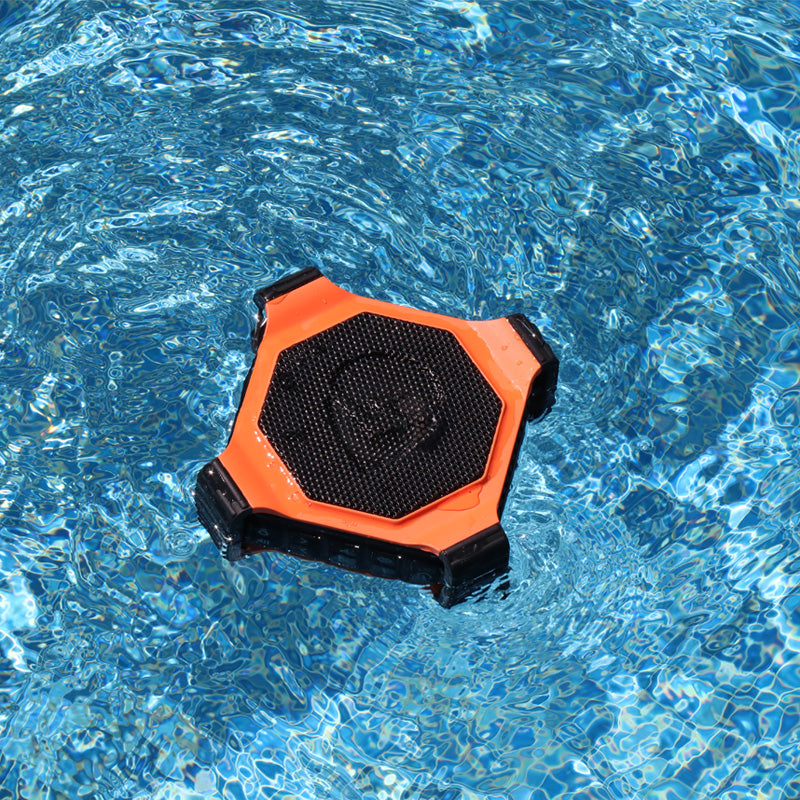 EcoXgear EcoEdge + Orange Waterproof Speaker