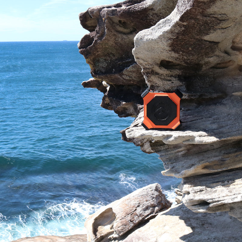 EcoXgear EcoEdge + Orange Waterproof Speaker