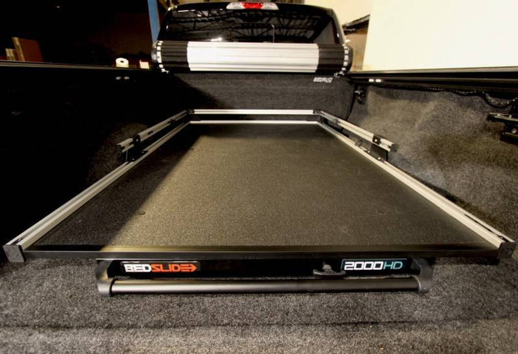 Bedslide 2000 PRO HD Heavy Duty 78" X 48" | Ute Bed Slide Cargo Organizer | Black Edition