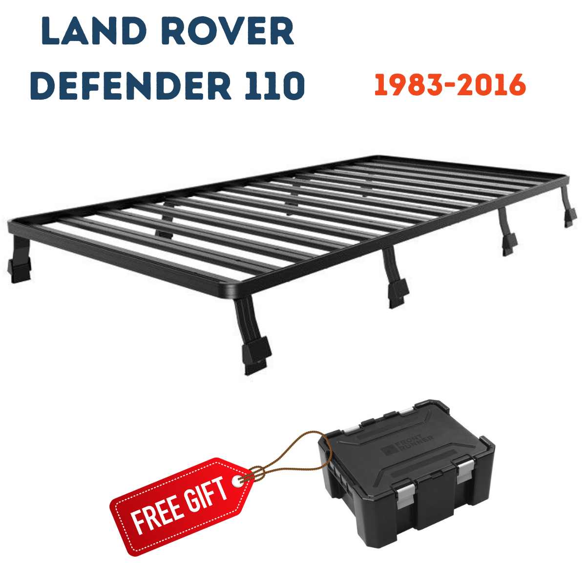 Front Runner Slimline II Roof Rack Kit -  Land Rover Defender 110 (1983-2016)