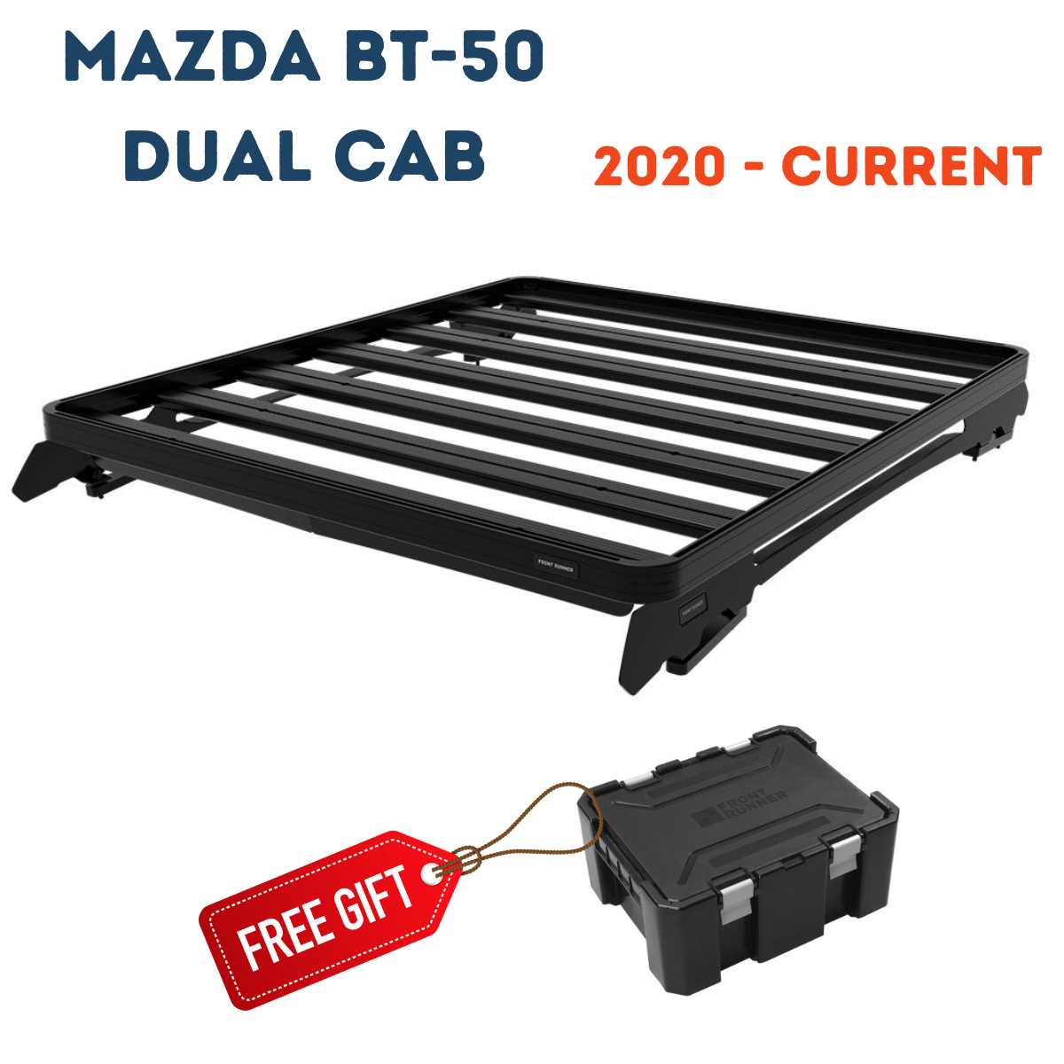 Front Runner Slimline II Roof Rack Kit -  Mazda BT50 Double Cab (2020-Current)