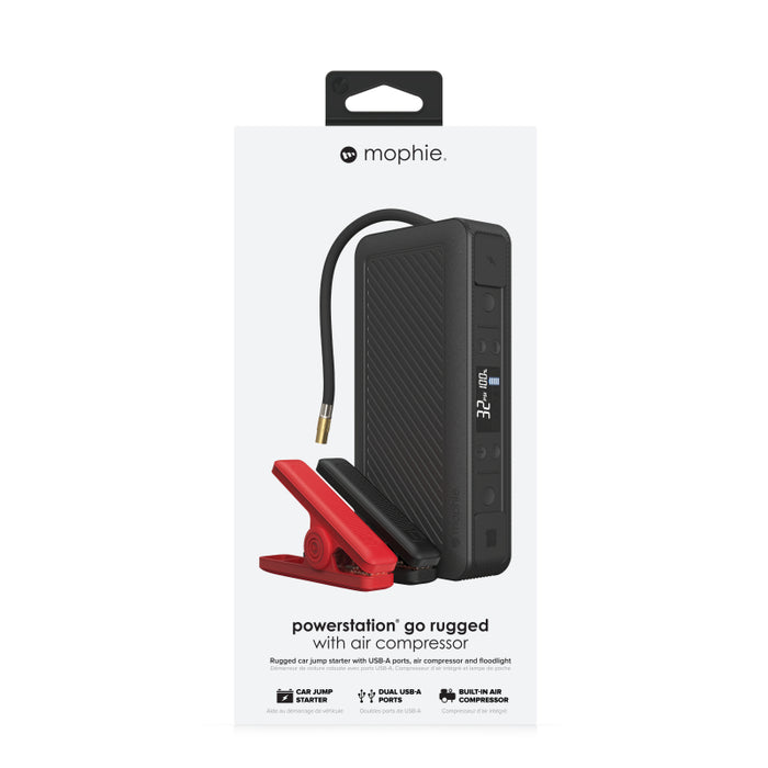 mophie Go-Rugged Portable Powerbank (Air Compressor) - 15000 mAh