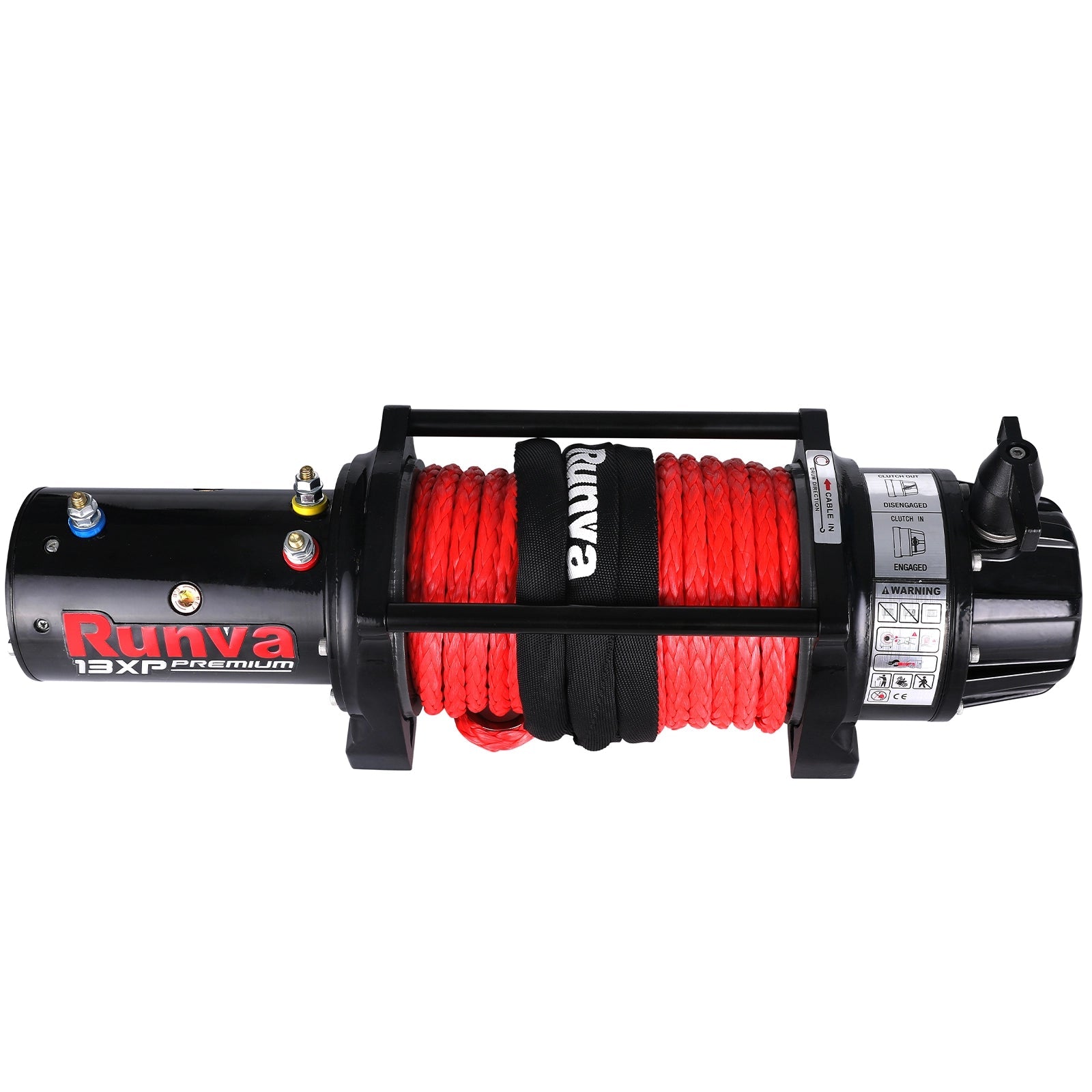 Runva 13xp winch with red rope