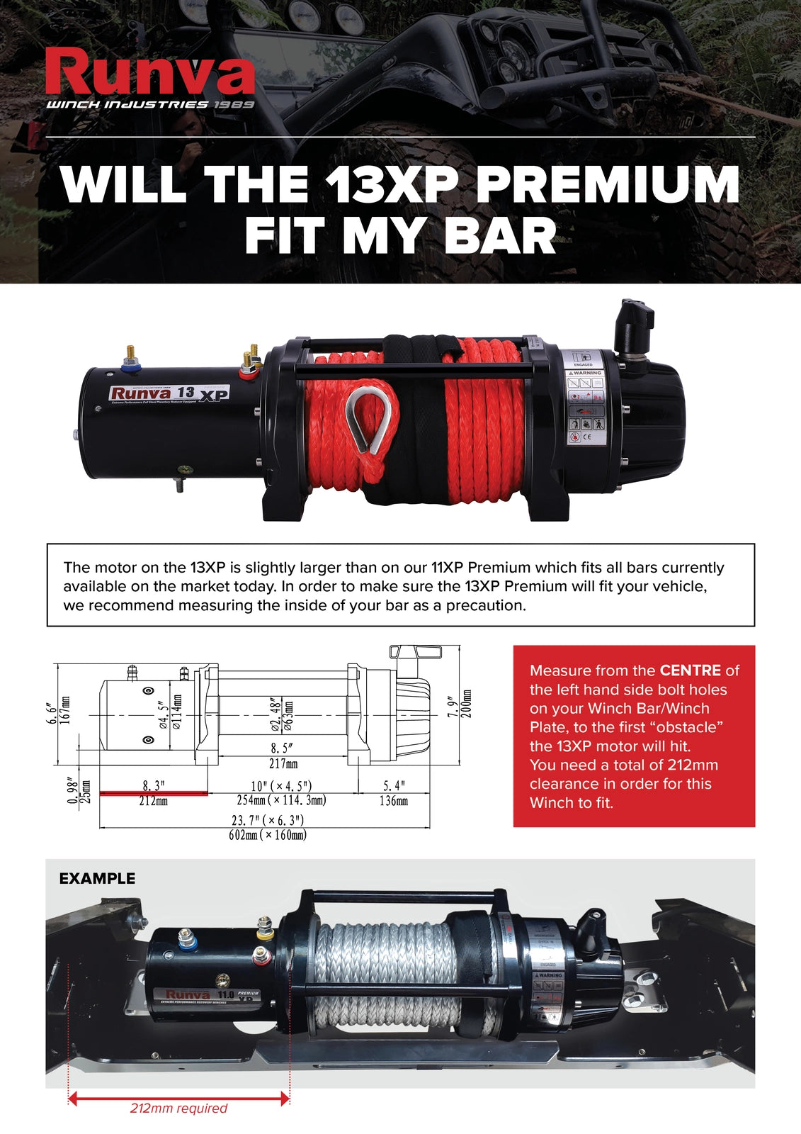 Runva 13xp bullbar mounting instructions