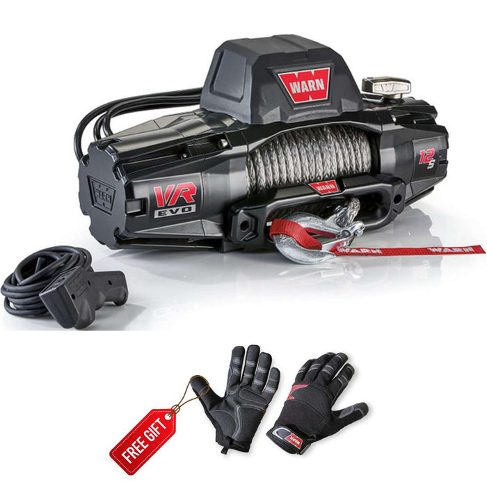 WARN VR EVO 12-S 12,000lbs 12V Winch - Synthetic Rope