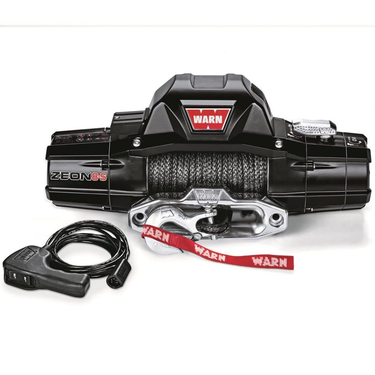 WARN ZEON 8-S 8000lbs 12V Winch - Synthetic Rope