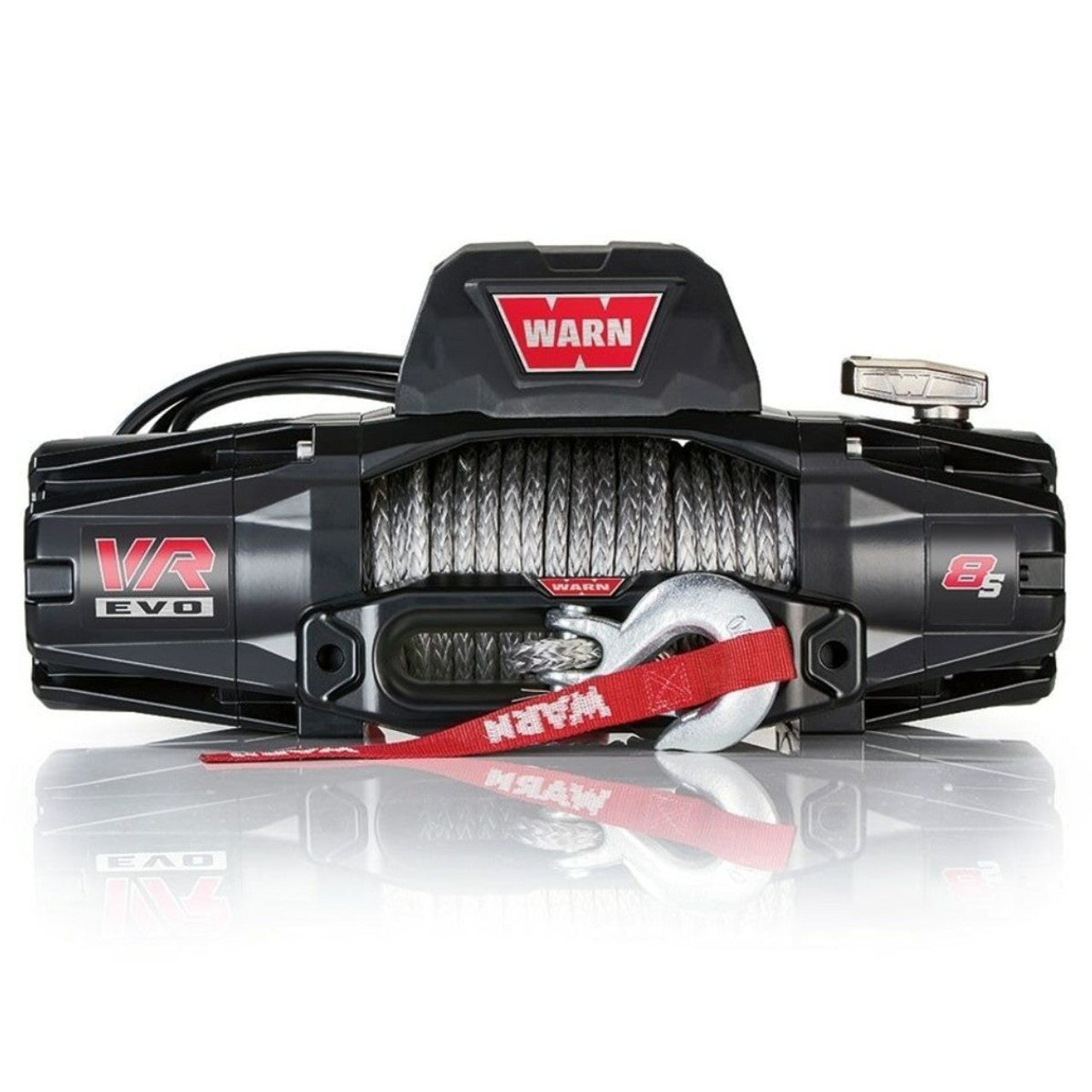 WARN VR EVO 8-S 8000lbs 12V Winch - Synthetic Rope