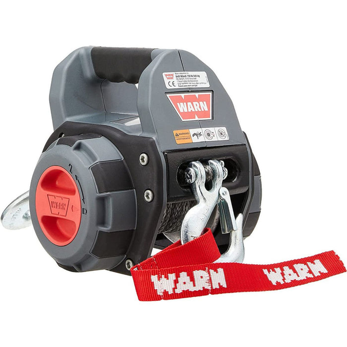 WARN Portable Drill Powered Winch - Synthetic Rope - 750lbs