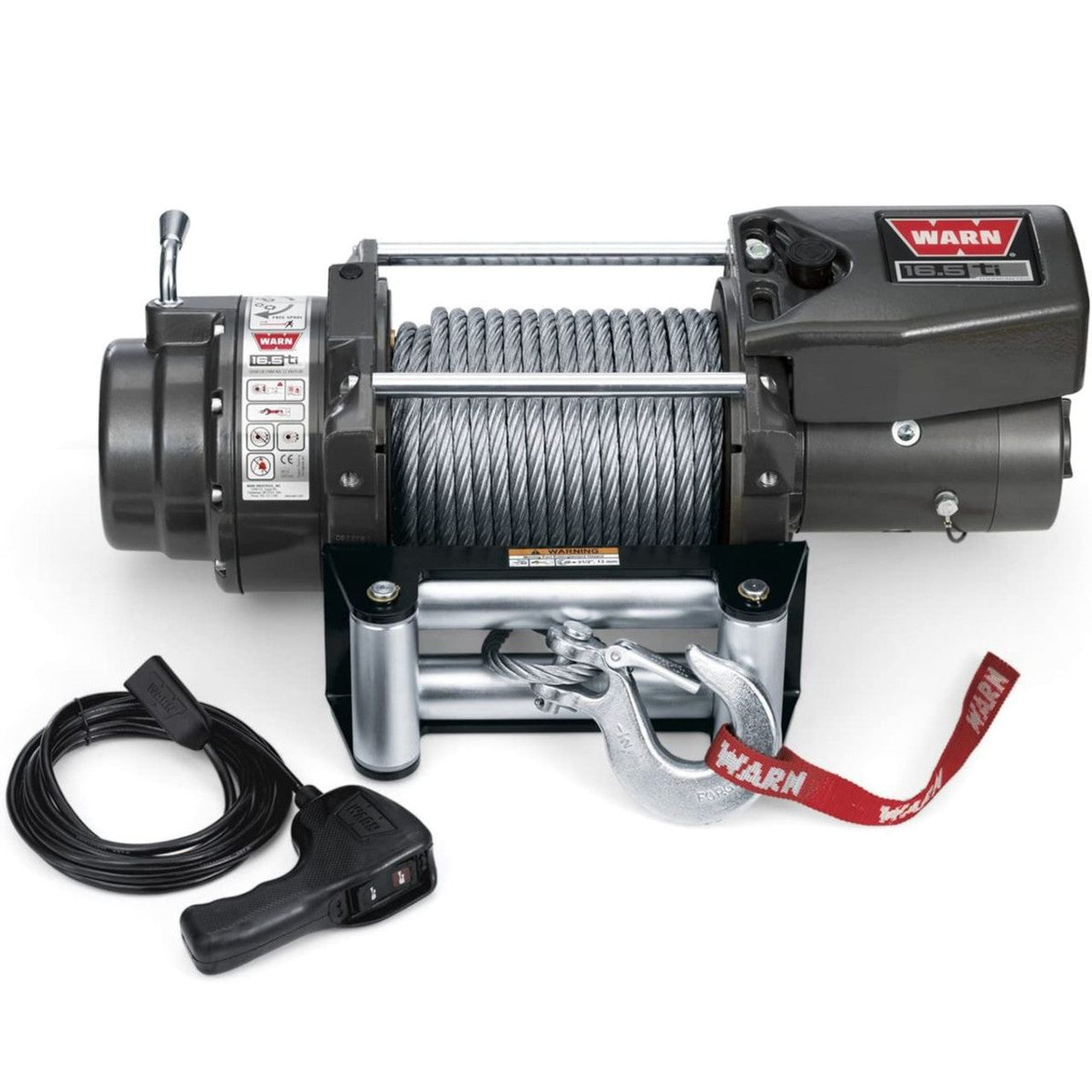 WARN 16.5TI 12V 16,500lb Heavyweight Thermometric Winch - Steel Rope