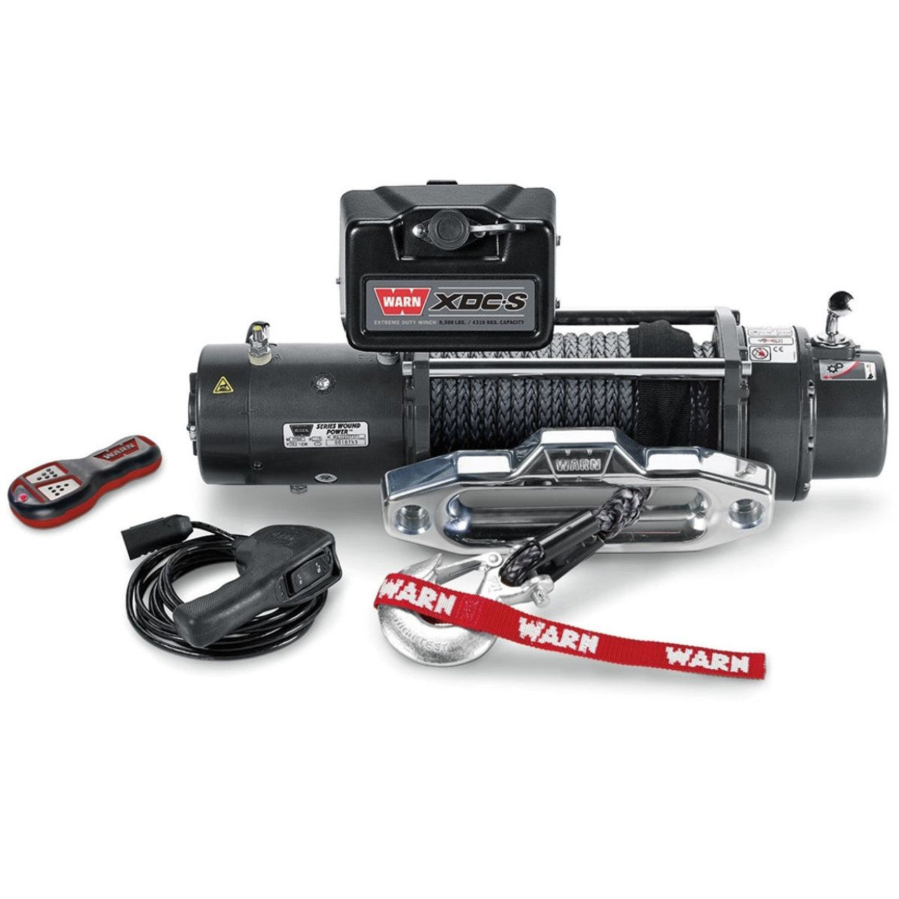 WARN XDC-S 9500lbs Recovery Electric Winch 12V - Synthetic Rope