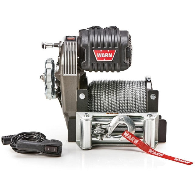 WARN M8274 12V 10,000lbs High Mount Winch - Steel Rope