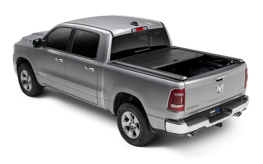 A.R.E. Double Cover Retractable Truck Bed Tonneau Cover | Fits RAM 2500 6'4" Tub W/Out RAMBOX