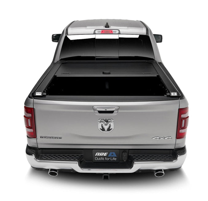 A.R.E. Double Cover Retractable Truck Bed Tonneau Cover | Fits RAM 2500 6'4" Tub W/Out RAMBOX