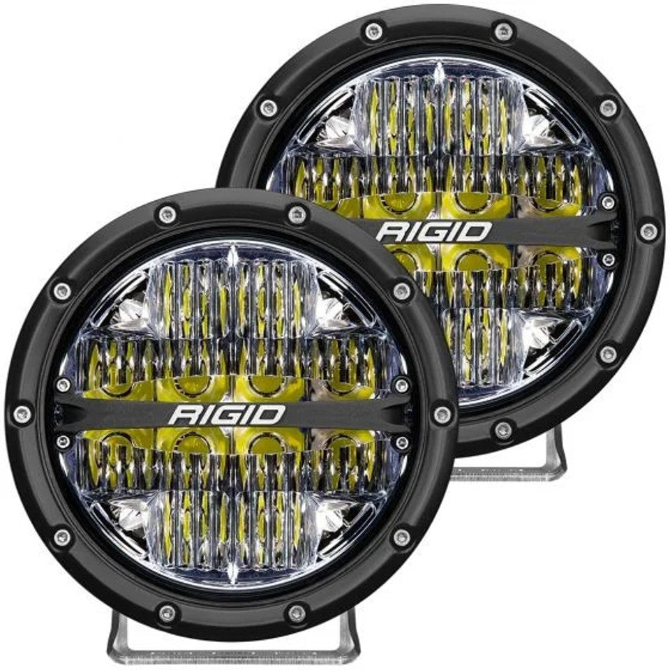 Rigid Industries 360-Series 6inch LED Off-Road Drive Optic W/White Backlight | Pai