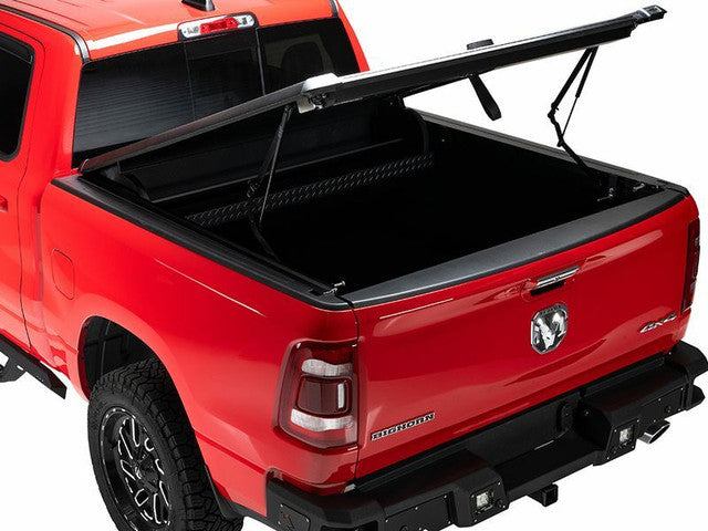 A.R.E. Double Cover Retractable Truck Bed Tonneau Cover | Fits RAM 1500 DS Crew Cab W/Out RAMBOX