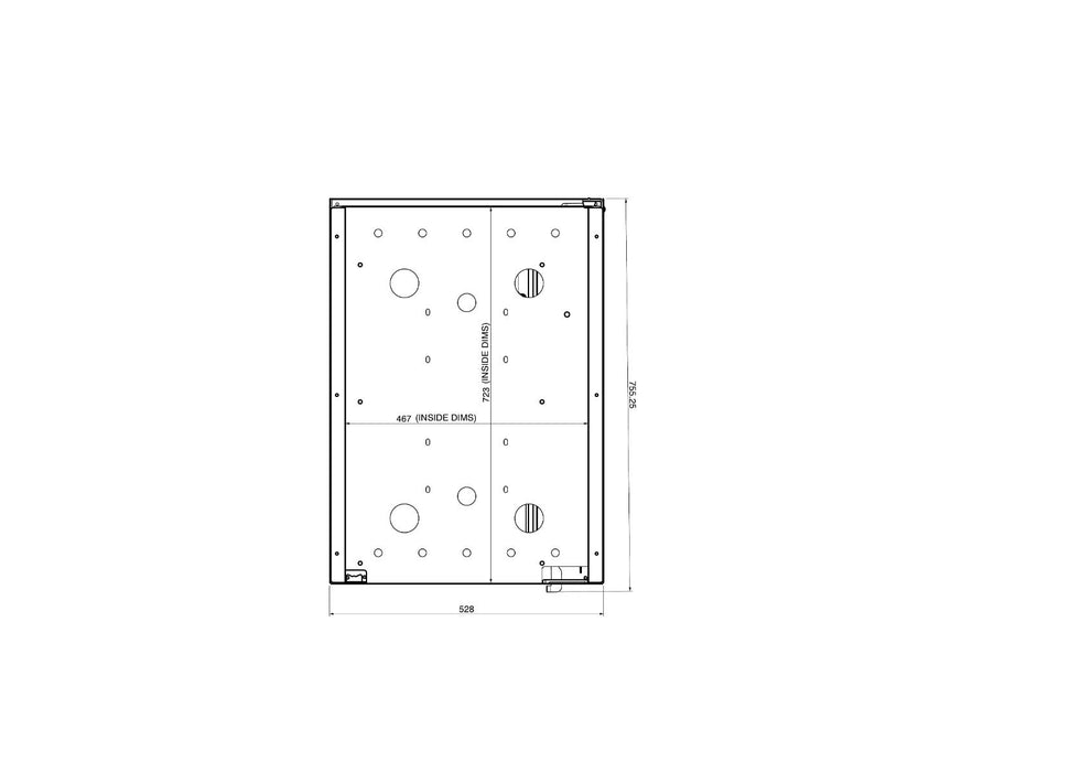 Front Runner Fridge Slide With Table - 55L