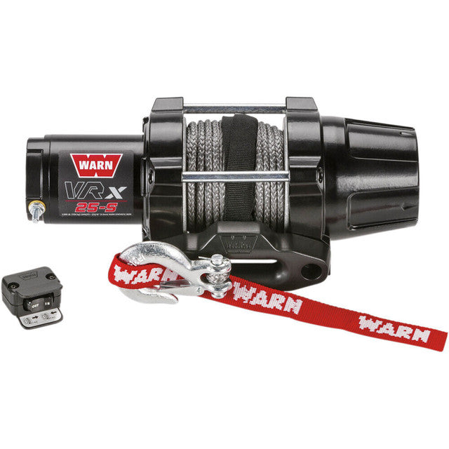 WARN VRX 25-S ATV UTV Powersports Electric Winch 2500lb 12V - Synthetic Rope