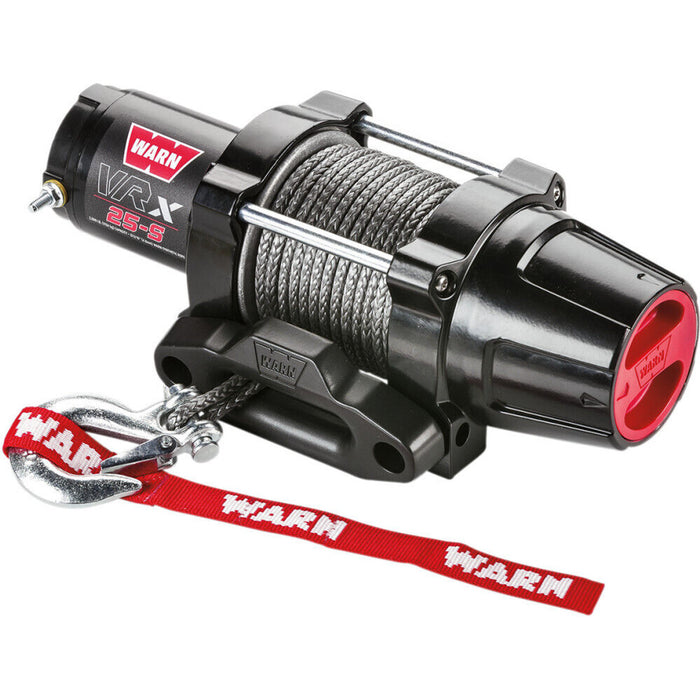 WARN VRX 25-S ATV UTV Powersports Electric Winch 2500lb 12V - Synthetic Rope