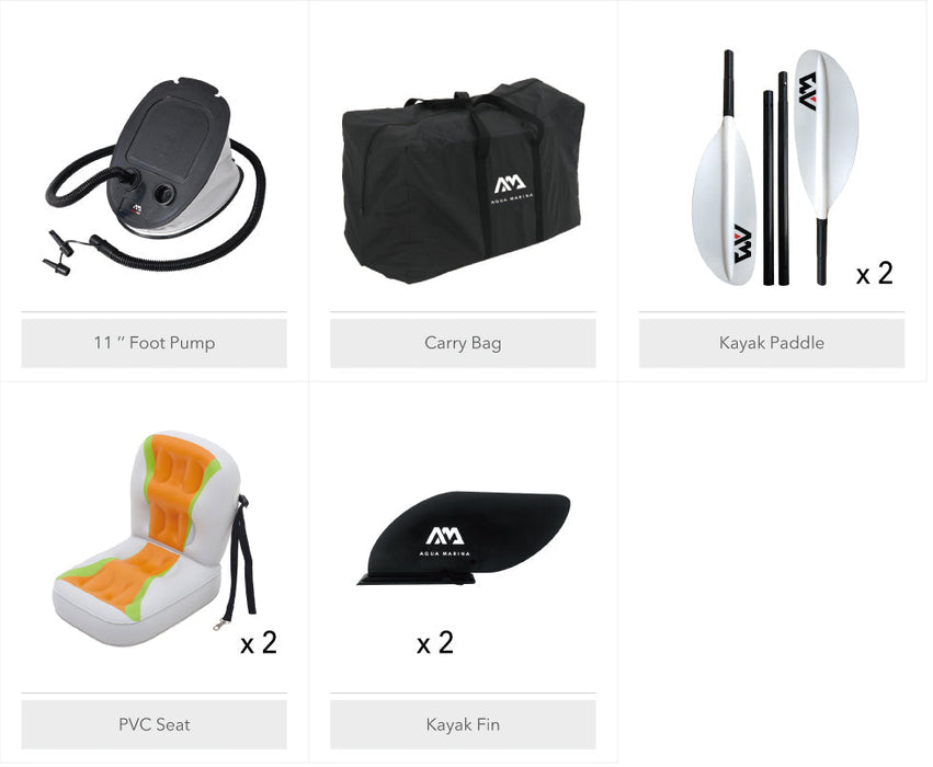 Aqua Marina Betta 2 Person Inflatable Kayak