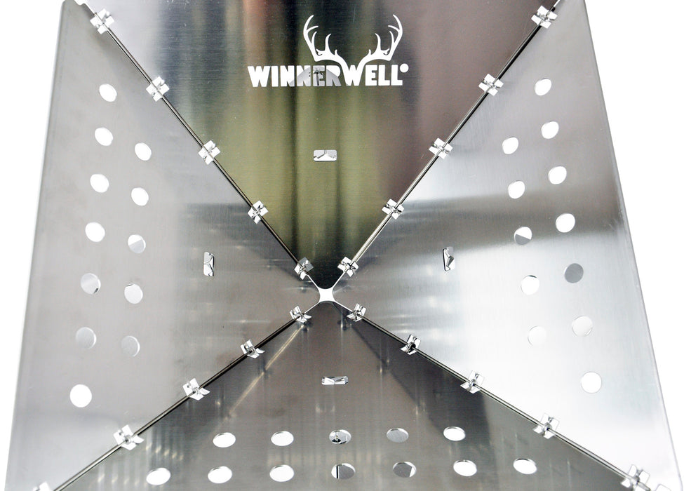 Winnerwell – Base Di Supporto In Metallo Per Piastra Firpit – Modello M – Accessorio Per Stufe E Fornelli Da Campeggio
