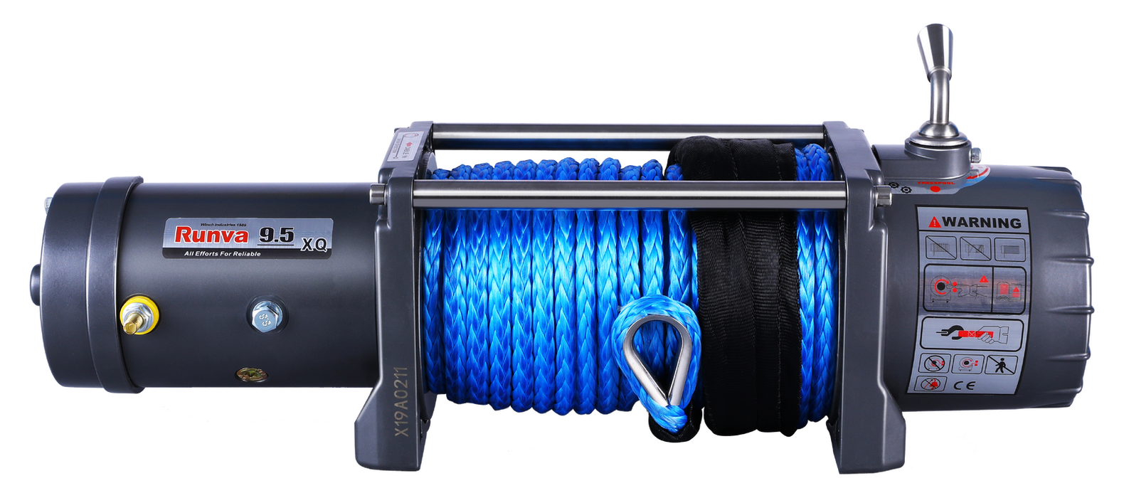 Runva EWX9500-Q 12V EVO with Synthetic Rope