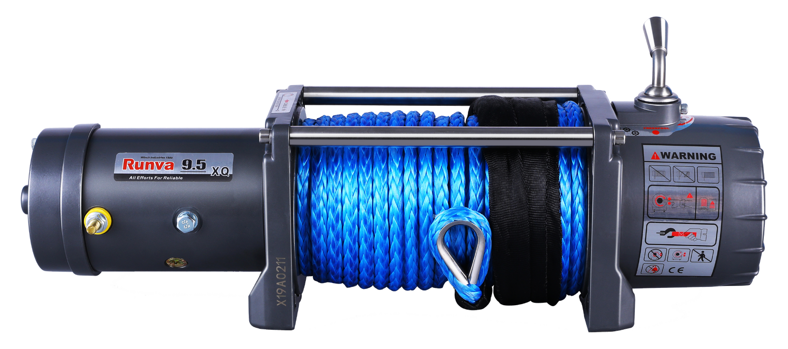 Runva EWX9500-Q 12V EVO with Synthetic Rope