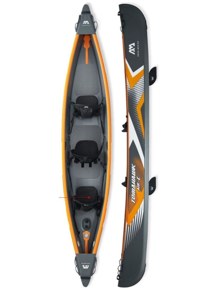 Aqua Marina Tomahawk Air-C 480 3 Person Inflatable Drop-Stitch Kayak